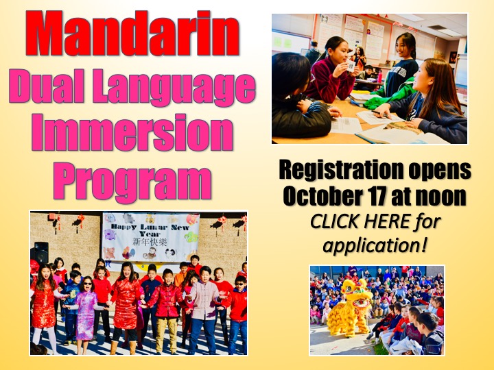 Mandarin Dual Language slide